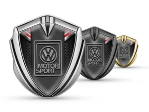VW Metal Emblem Badge Max Design Sturdy